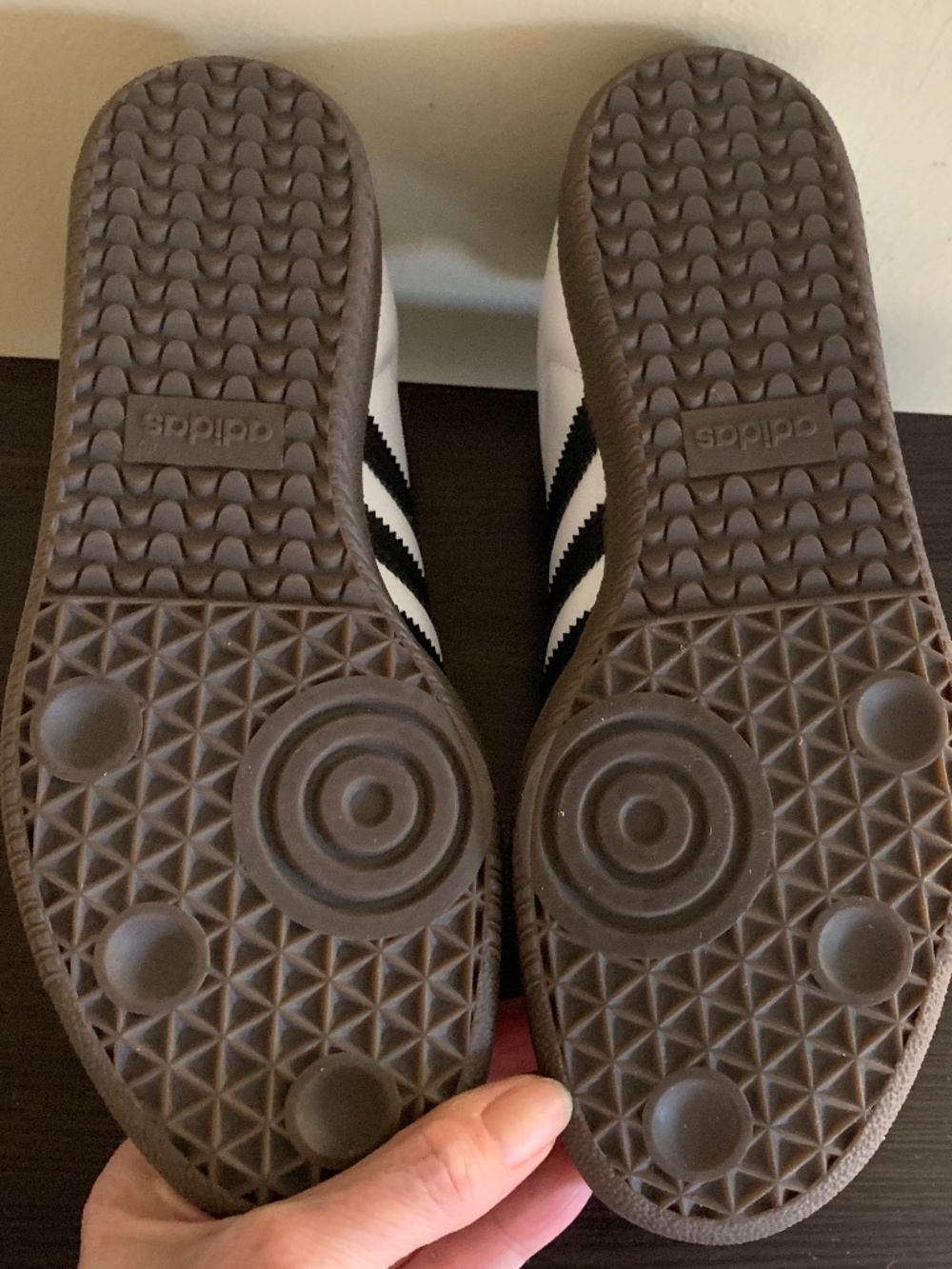 adidas Samba White Black Grey Sneakers - Picture 5 of 6